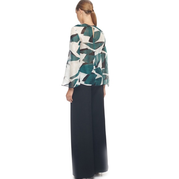 Silk Printed Pattern Blouse - Picture 6 of 8